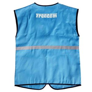 เสื้อกั๊กสะท้อนแสงปรับแต่งได้สำหรับงานก่อสร้างกลางแจ้ง ของขวัญส่งเสริมการขายพร้อมบริการสกรีนโลโก้ - Product Image 6