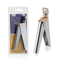 Coupe-ongles en acier inoxydable pour faux ongles en acrylique, pince à découper les pointes d'ongles en métal, coupe-pointes pour salon de manucure