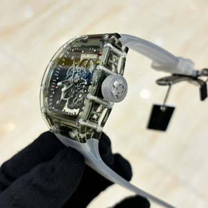 Montre mécanique automatique de luxe haut de gamme pour homme, avec tourbillon transparent et squelette, idéale pour le sport et les affaires - Product Image 4