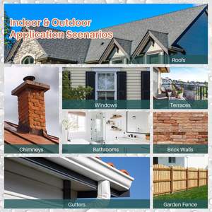 Sellador Adhesivo Transparente Impermeable de Fábrica, Revestimiento de Sellador Impermeable Invisible Extremadamente Fuerte para Cocinas, Jardines, Techos y Paredes - Product Image 5