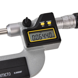 Micrometro Elettronico Aisimeto da 0 a 25mm, Micrometro Digitale con Precisione <span class=keywords><strong>0.001mm</strong></span>, Strumento di Misurazione con Mandrino Fisso - Product Image 2