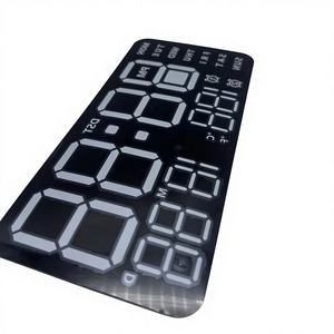 แผงด้านหน้านาฬิกาอิเล็กทรอนิกส์แบบขอบบางพิเศษ แผ่นนำแสงอะคริลิกโปร่งแสงสูง การตัดแบบดีไซน์แบนบางเฉียบ - Product Image 3