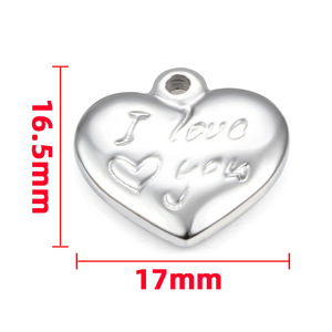 Ciondoli a <span class=keywords><strong>Cuore</strong></span> <span class=keywords><strong>con</strong></span> Zampa di Gatto 12x9mm in Argento Tibetano, Pendenti Antichi per Creazione di Gioielli Fai-da-Te e Artigianato - Product Image 6