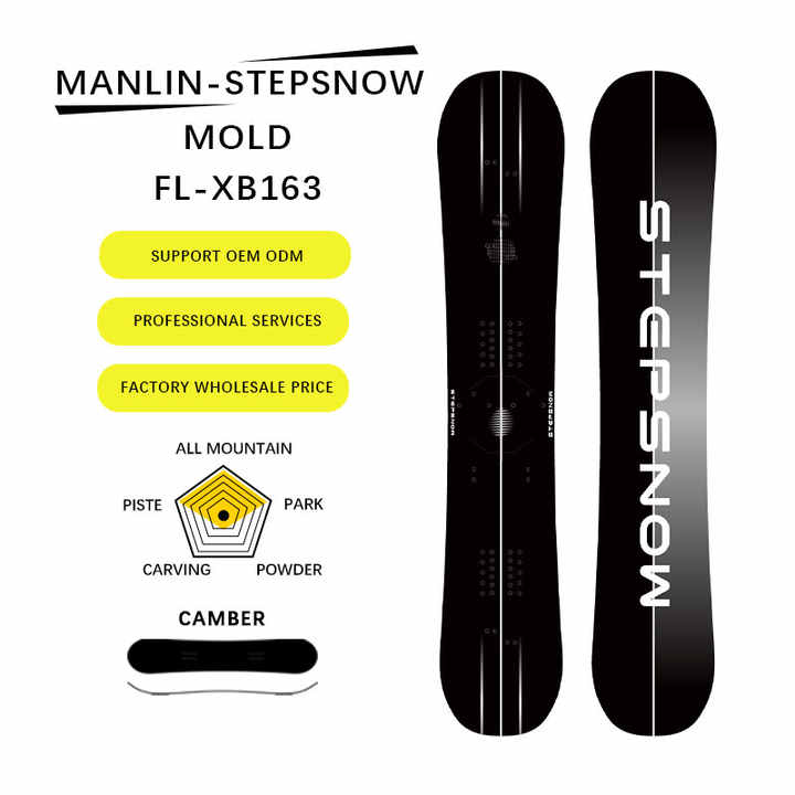 STEPSNOW Custom Designed Winter Sports Powder Snowboard  Separation Board for Adults Skiing & Snowboarding