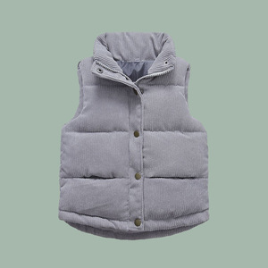 Wholesale Children's Casual Single-Breasted Warm Outerwear Jacket Thick Polyester with <strong>Vest</strong> and Camisole for Kids Clothing - Product Image 2