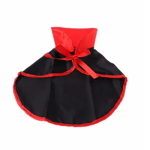 C1196 2023 Halloween Party Pet Cat Cosplay Vampire Cape Costumes Funny Wear Soft Vampire Cape Pet