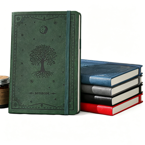 Carnet en cuir vintage, journal d'étudiant, bloc-notes, agenda professionnel pour l'organisation quotidienne - Product Image 2