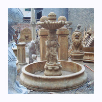 Moderne En Plein Air Utilisé Granit Antique Calcaire Fontaines D'eau En Marbre Pour Décor De Jardin