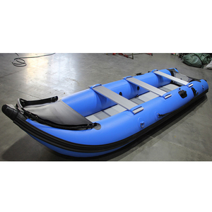 Bote Inflable de PVC Alemán Kaboat de 4.5m 4.7m, Bote de Pesca Inflable para 3 Personas, Kayak Inflable 450 470 - Product Image 1