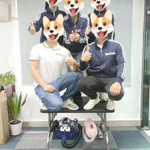 Mesa seca plegable duradera de 300KG de capacidad máxima <span class=keywords><strong>para</strong></span> perros y gatos, calidad de salón con reposabrazos y bandeja de soga, mesa de aseo <span class=keywords><strong>para</strong></span> mascotas - Product Image 1