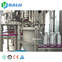 Usine d'embouteillage clé en main compacte avec PLC, écran tactile, conteneur, système RO automatique pour boissons, 2000 BPH, souffleur rotatif de bouteilles 350 ml et table de tri