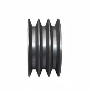 3-Rillen A-Typ Riemenscheibe aus Gusseisen, Dreieckige Riemenscheibe für Getriebemotoren, Spezielle Massive Flachriemenscheibe - Product Image 4