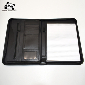 Carpeta Portafolio Expandible de Cuero PU Negro A4 con Múltiples Bolsillos y Cierre, para Documentos, Currículum y Negocios - Product Image 1