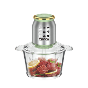 Hachoir Électrique Multifonctionnel 2L avec Bol en Verre pour Viande, Hachoir de Cuisine Domestique pour Viande Broyée - Product Image 1