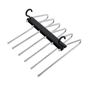 Porte-pantalons multifonctionnel, organisateur de placard, cintres, organisateur de placard, gain de place, plusieurs couches, utilisations multifonctionnelles - Product Image 2