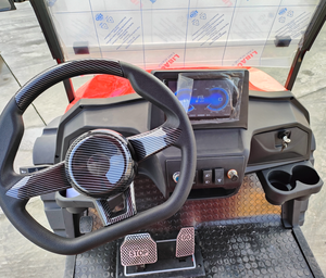 Voiturette de <span class=keywords><strong>golf</strong></span> homologuée pour la route en Californie, nouvelle conception, voiturettes de <span class=keywords><strong>golf</strong></span> électriques personnalisées avec batterie au lithium 72v, autonomie de 50 km, carrosserie de camion, certifiée CE - Product Image 4