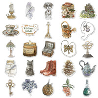 Paquete de 50 Pegatinas Decorativas de PVC Impermeables para Muebles, para Niños, Laptop, Skateboard, Equipaje, Cuaderno, Taza
