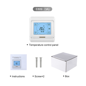 Đồng hồ điều khiển chế độ <span class=keywords><strong>LCD</strong></span> màn hình cảm ứng nhiệt sàn sưởi ấm lập trình thông minh nhiệt - Product Image 6