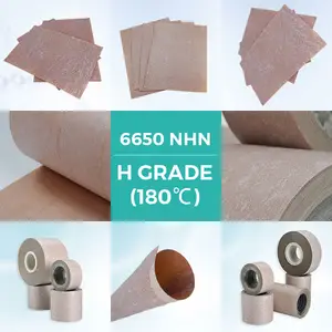 6650 محول العزل فئة H الحرارية التحمل NHN ورق مضغوط