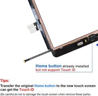 Vente en gros de remplacement d'écran pour ipad 9e génération A2602 A2603 A2604 A2605 Assemblage de tablette à écran LCD