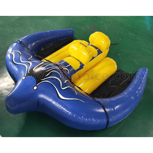 Nhà máy xách tay nhựa Chèo Thuyền Hồ bơi bơm hơi trò chơi Aqua thuyền sự khác biệt màu sắc thuyền cho trẻ em và người lớn - Product Image 2