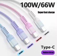 Kabel Data INNOPRO 3-in-1 Tipe-C USB 3.0 Pengisian Cepat 3A Pelindung Jalinan Nilon OD 3.5mm Konduktor Tembaga Murni