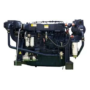 गर्म बिक्री 4 स्ट्रोक 6 सिलेंडर टर्बोचार्ज्ड 160kW 1500 आरपीएम समुद्री इंजन डीजल नाव इंजन WD10C218-15