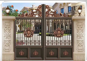 Nhà máy sản xuất cổng nhà hiện đại, thiết kế lan can tùy chỉnh, cổng sân bằng hợp kim nhôm - Product Image 4