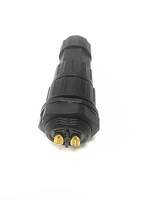 Conector de alimentación eléctrica impermeable LLT M25 IP68, 2, 3, 4, 5, 6, 7, 8, 24 Pines, enchufes y enchufes macho y hembra