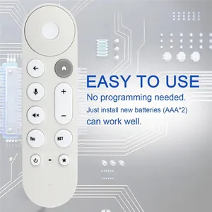 GY3LE Remplace <span class=keywords><strong>FEDI</strong></span>-Télécommande vocale pour Google Chromecast 4K Snow Streaming Media Player Remote Control - Product Image 2