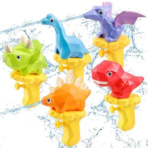 5 In 1 Cartoon Dinosaurus Vorm Waterpistool Speelgoed Zomer Strand Dino <span class=keywords><strong>Water</strong></span> Spuitpistool Bad Speelgoed Voor Kids Outdoor spelen Mini Waterpistool - Product Image 3