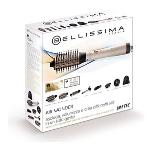 Modelador de Cabello BELLISSIMA Air Wonder 8en1 Blanco y Negro 11847A 1000W - Product Image 2