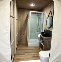 Dôme bulle de luxe pour camping, tente bulle 10M en tissu PVC avec rideau et lucarne, vente en gros