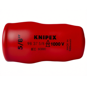Knipex <b>Socket</b> Wrench 5/8 In Double Hexagon 1000 V Insulated Made In Germany - Product Image 2