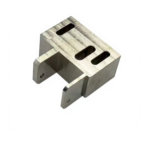 Custom High Precision CNC Milling Aluminum Adjustable Mounting Bracket, OEM Slotted Hole Fixing Stand Automation Equipment Parts - Product Image 5