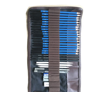 30-teiliges Skizzen-Zeichenset mit Skizzenstiften und Radiergummi - Product Image 1