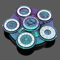 Nouveau Fidget Spinner en alliage de zinc Steampunk, dés de roulette en métal pour jeux de rôle de table