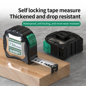 Thước dây thép tự khóa cứng dày <span class=keywords><strong>3</strong></span> mét 5 mét tự động khóa hộp thước hộ gia đình kéo thước chống rơi - Product Image 6
