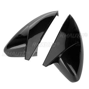 Coque de rétroviseur latéral effet carbone pour Volkswagen VW Polo MK6 TSI TDI MPI GTI GTD 2017-2021 - Product Image 5