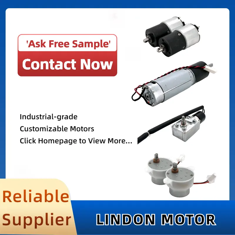 Lindon anpassbar 12V 3,6W Gleichstromgetriebe Motor Auto Lüfter intelligente Haushalte hohes Drehmoment geräuscharmer Pinsel Elektrofahrrad Motor