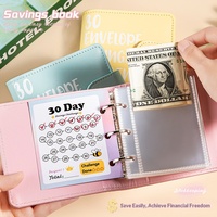 Enveloppe de défi d'épargne de 100 jours en cuir, personnalisable avec logo, impression numérique, écologique, créative, promotionnelle, pour économiser de l'argent - Meilleures ventes