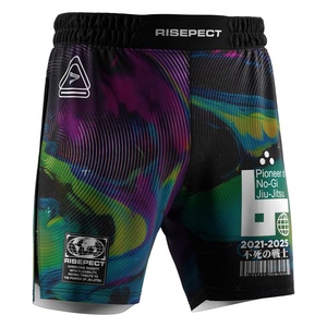 กางเกงขาสั้นฝึกซ้อม MMA แบบ High Slit 2 in 1 สองชั้น ไม่มีแถบเวลโคร แห้งเร็ว น้ำหนักเบาพิเศษ สำหรับกิจกรรมต่อสู้ - Product Image 6