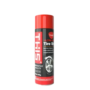 Marque privée Spray de cirage ultra brillant Brillant pour les pneus Spray de cirage pour les pneus Brillant pour le pansement