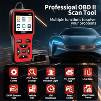 Herramienta de Diagnóstico Automotriz V500 OBD2, Lector de Códigos de Luz de Verificación del Motor con Datos en Tiempo Real y Prueba de Voltaje de Batería