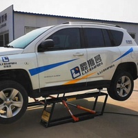 Élévateur de voiture hydraulique portable de 3,5 tonnes, levage rapide, cric à ciseaux mobile, facile à utiliser, rampes de garage, élévateurs de voiture populaires aux États-Unis
