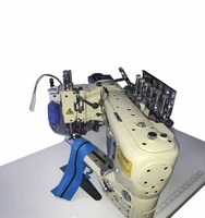 Machine à coudre industrielle automatique à point noué 4 aiguilles 6 fils avec moteur, économique et durable, multi-usages RN-6200E