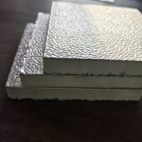 Panneau sandwich pour conduits HVAC, double face, en aluminium et polyuréthane, résistant au feu, écologique, pour extérieur