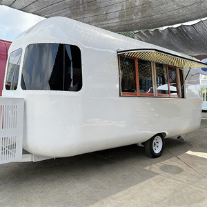 Stainless Steel Aluminum <b>Small</b> Food Trailer <b>for</b> Sale Ice Cream Hot Dog Candy Street Food Truck - Product Image 1