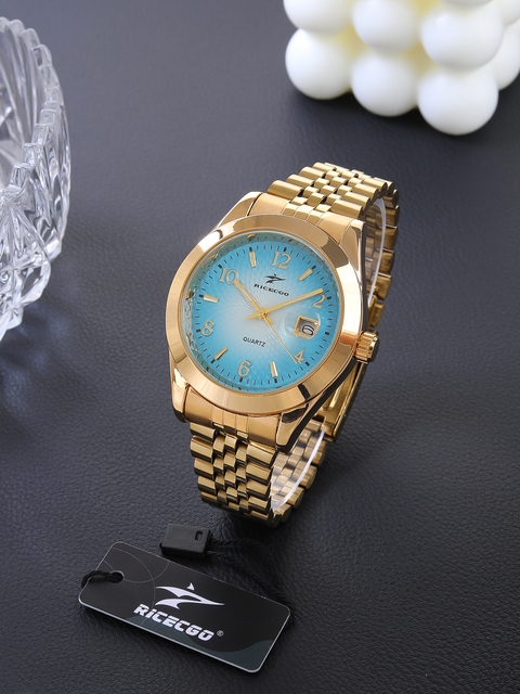 Bulk Wholesale Branded Stainless Steel Quartz Watch Men  Luminous Hands Waterproof Daily Use Watches Customized