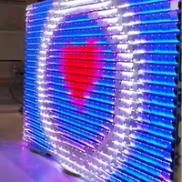 Écran LED mural matriciel DMX, module LED DMX, écran LED, éclairage d'événements, lumières programmables